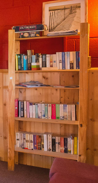 Gogarth Dorms bookcase