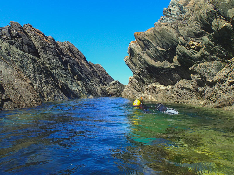 Tidal pools on Porth Dafarch Beach