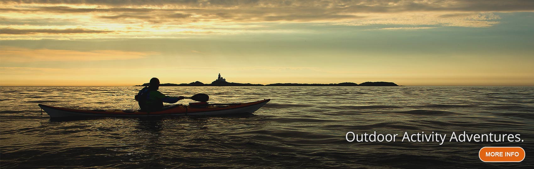 Warm sunset on the sea at Holyhead Anglesey